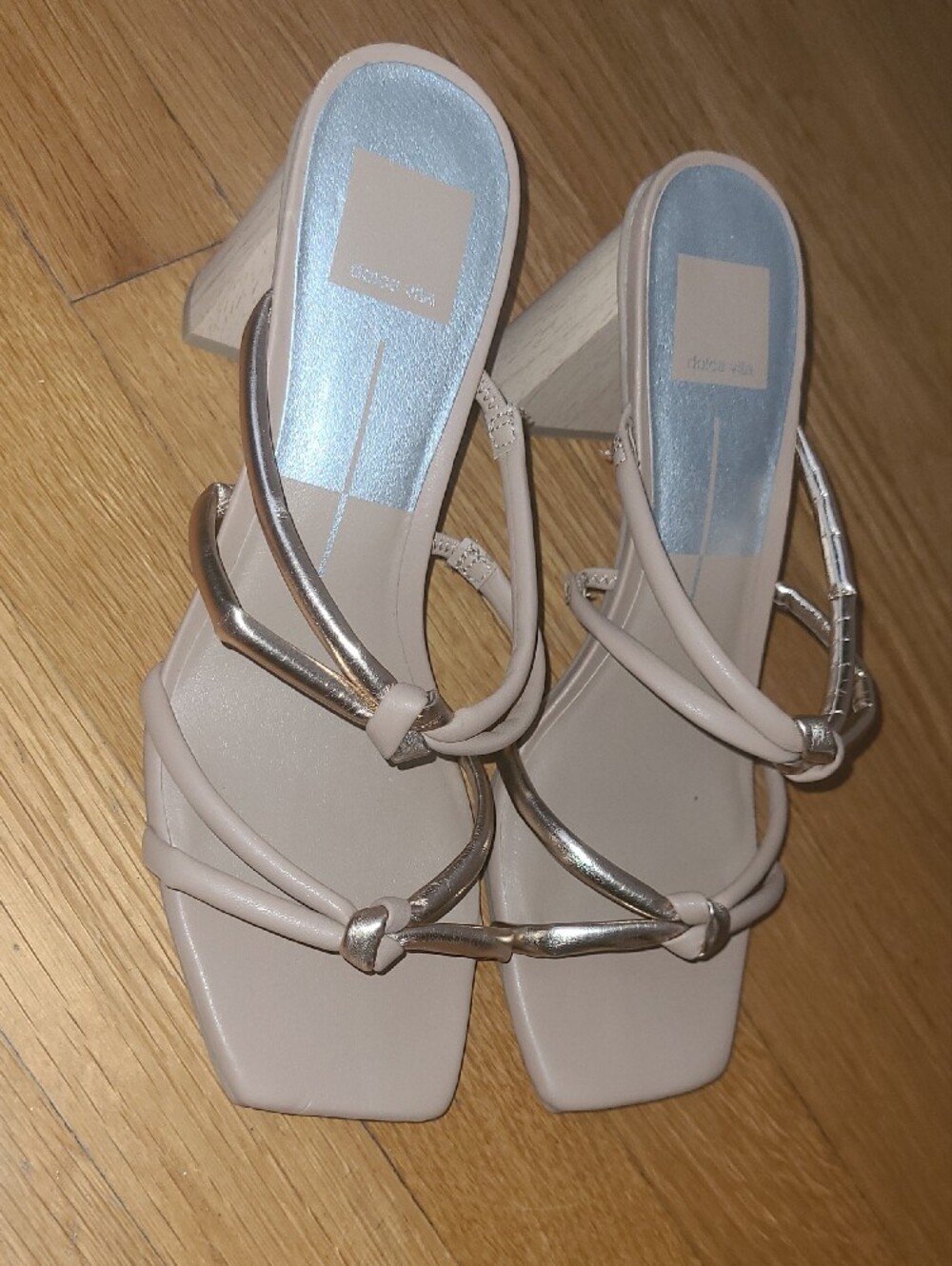 Dolce Vita Parris Knotted Block Heel Sandals